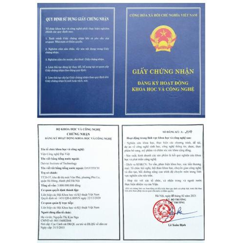 V. Các chứng nhận, công bố & giải thưởng